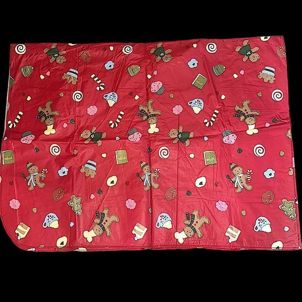 Gingerbread Waterproof Oblong Tablecloth!